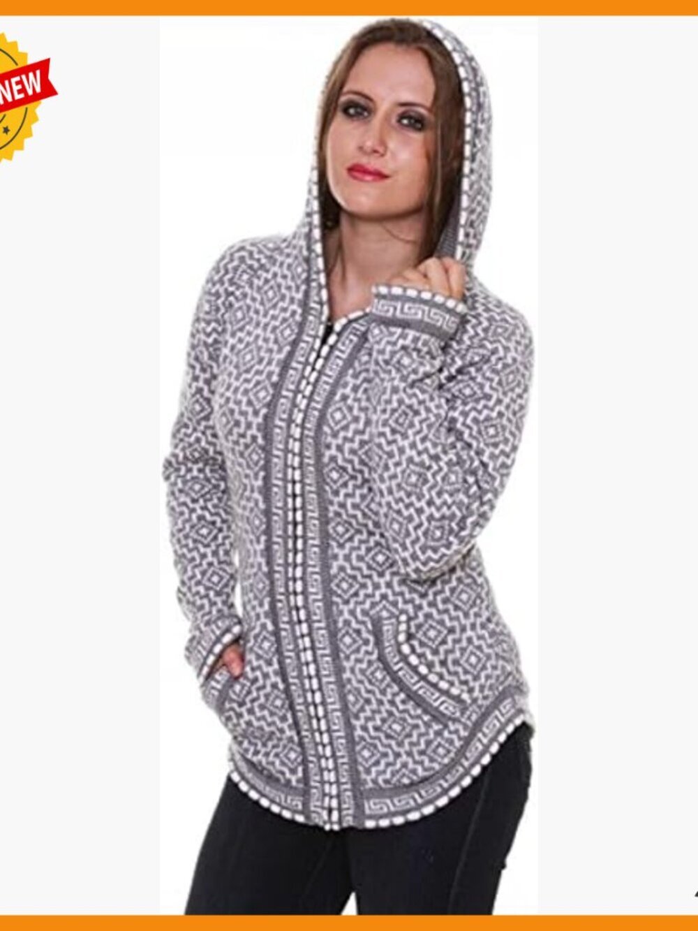 Lightweight Alpaca Wool Cardigan Sweater for Women Fall Winter